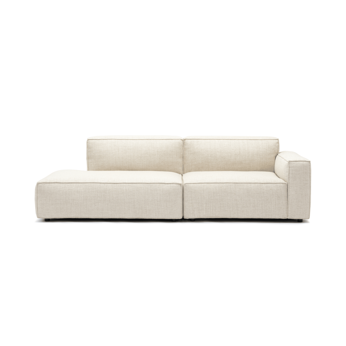 Baker Open End Sofa - Oatmeal - Modular Sofas Tolv Loom Collection Dubai