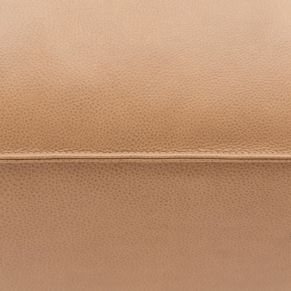 Baker Ottoman - Pecan Leather - Ottomans Tolv Loom Collection Dubai