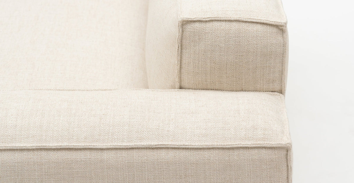 Baker Wide Right Arm - Oatmeal