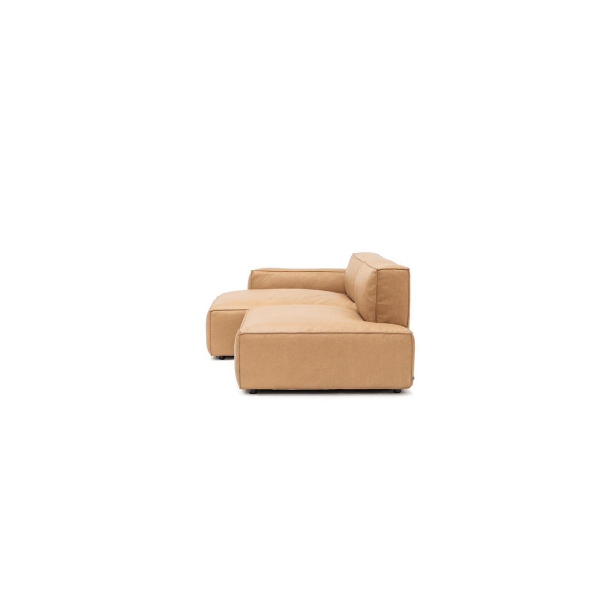 Baker Sectional - Pecan Leather - Sectional Sofas Tolv Loom Collection Dubai