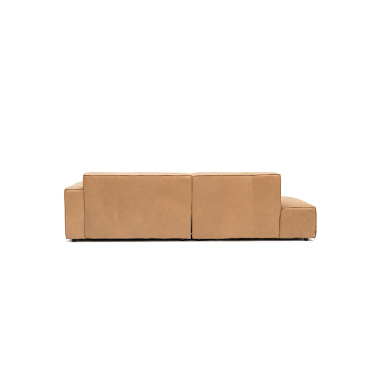 Baker Sectional - Pecan Leather - Sectional Sofas Tolv Loom Collection Dubai