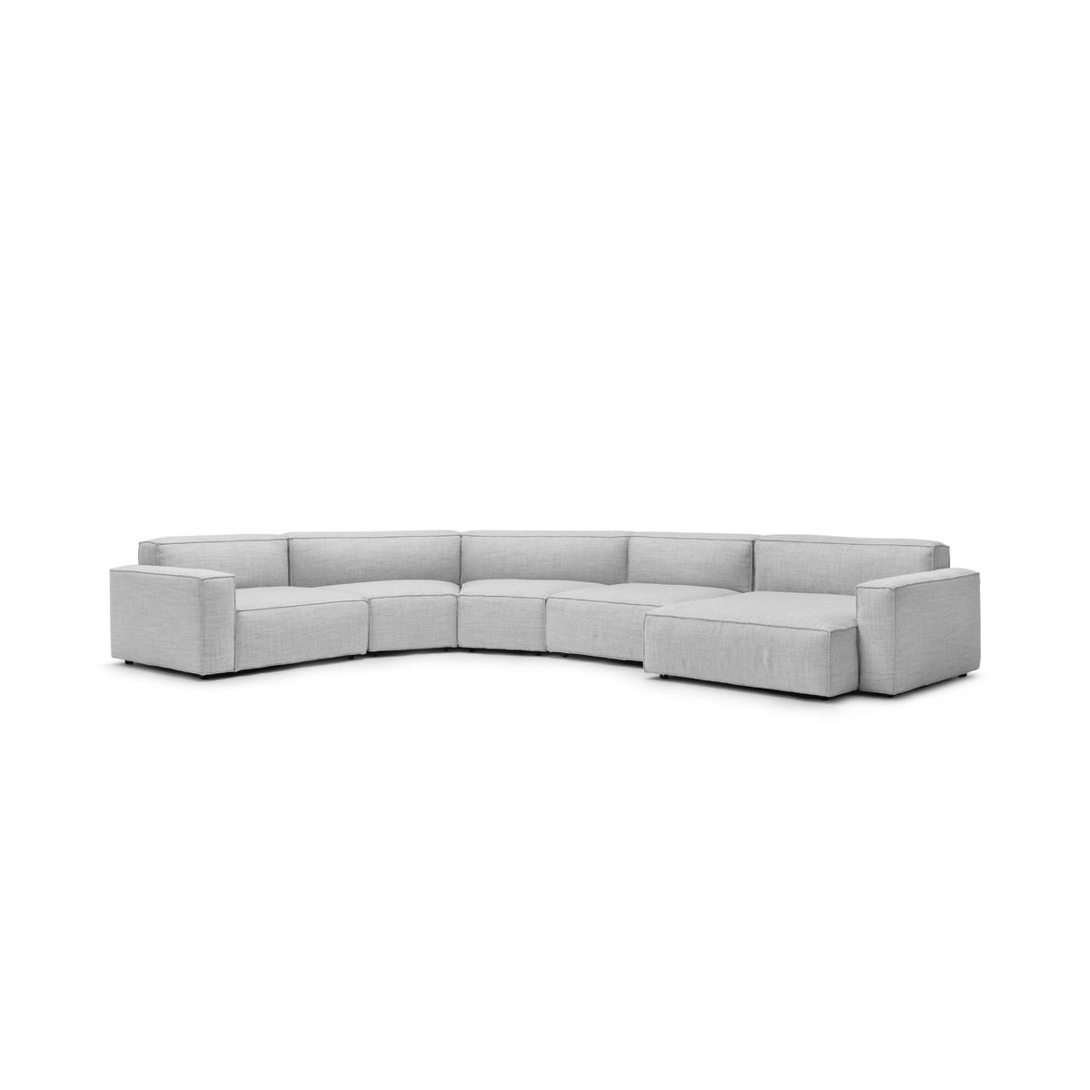 Baker XL Curved - Diamond - Curved Sofas Tolv Loom Collection Dubai