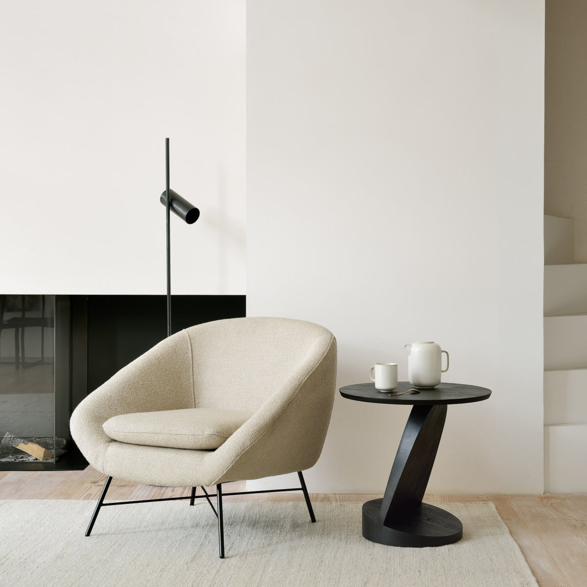 Barrow Lounge Chair - Off White