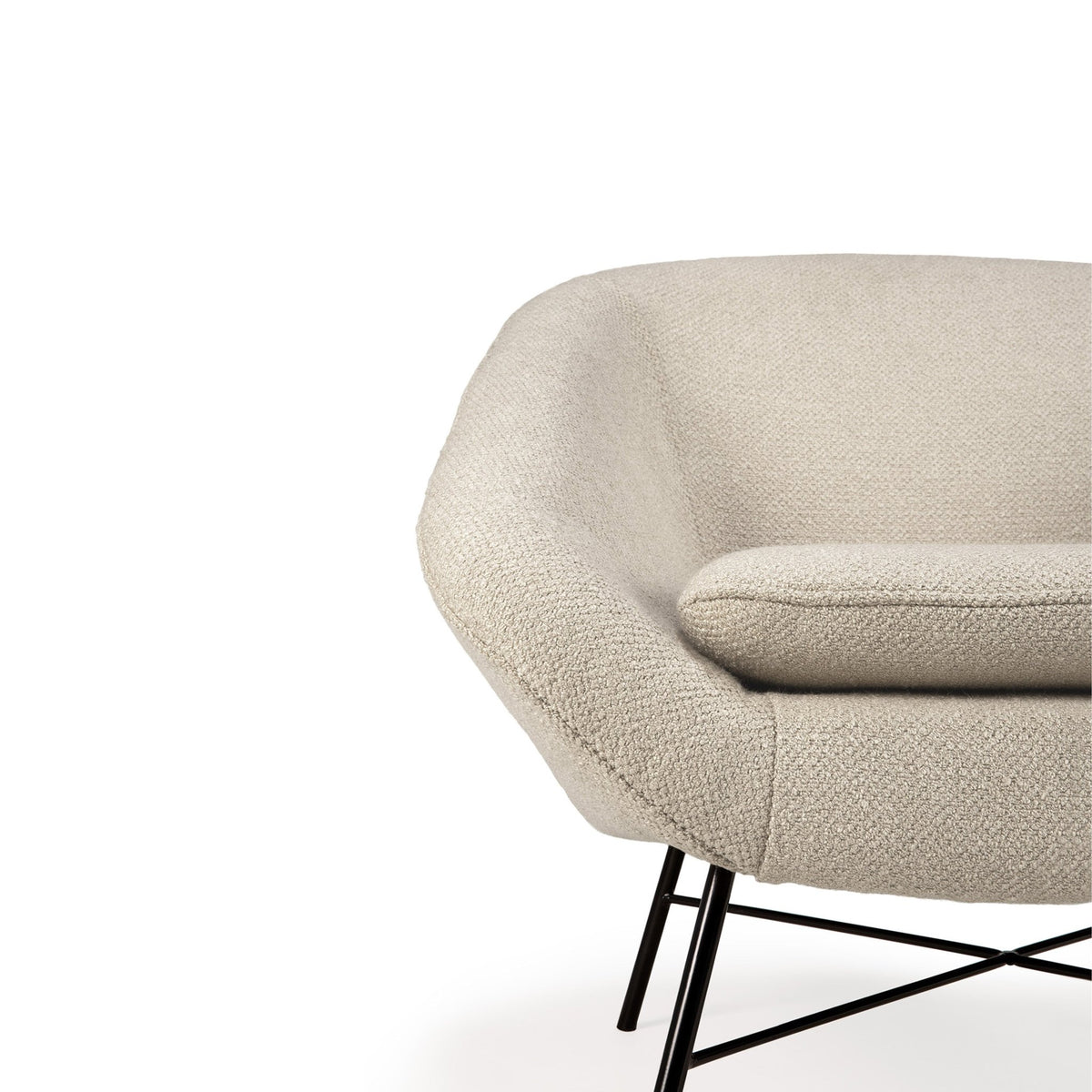 Barrow Lounge Chair - Off White