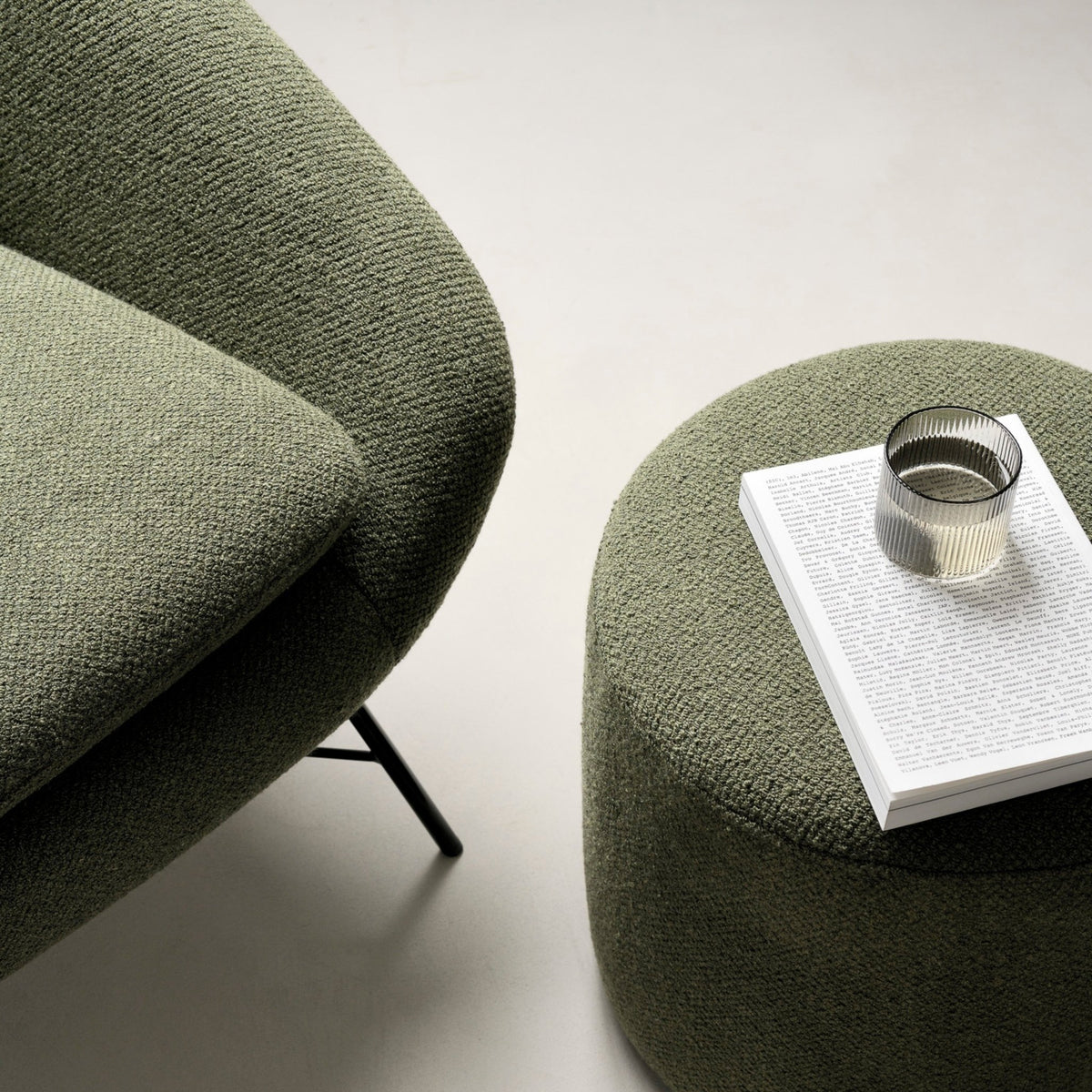 Barrow Lounge Chair - Pine Green