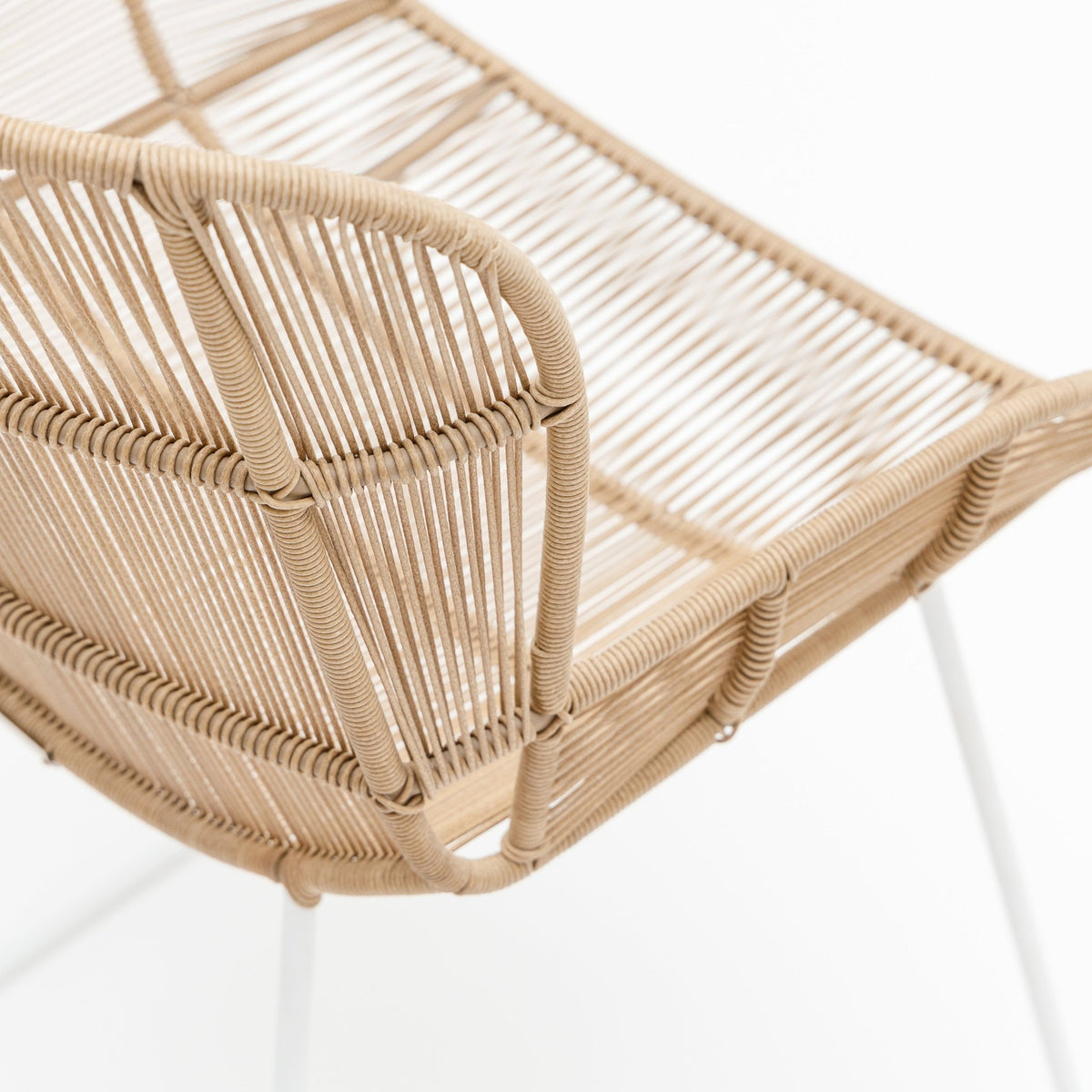 Bloom Dining Chair - Stonewhite & Natural