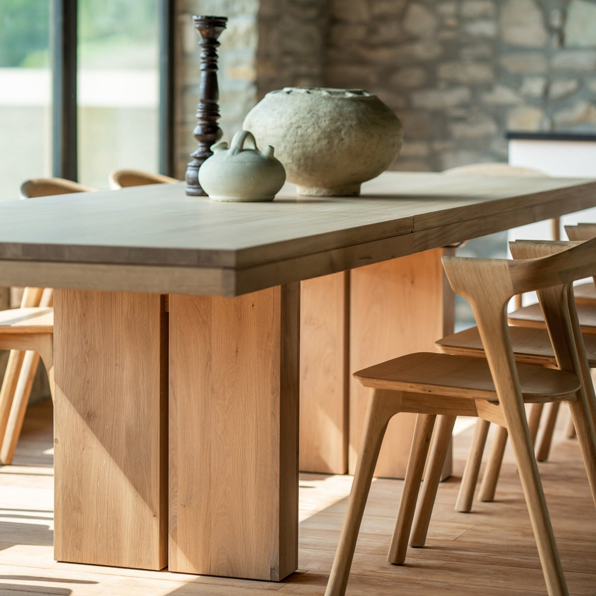 Bok Dining Chair - Varnished Oak