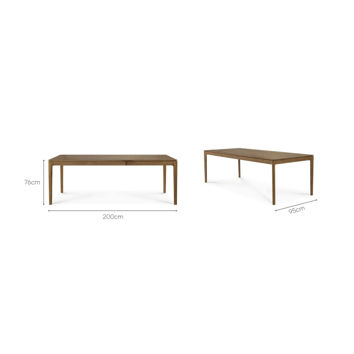 Bok Dining Table - Teak - Dining Tables Ethnicraft Loom Collection Dubai
