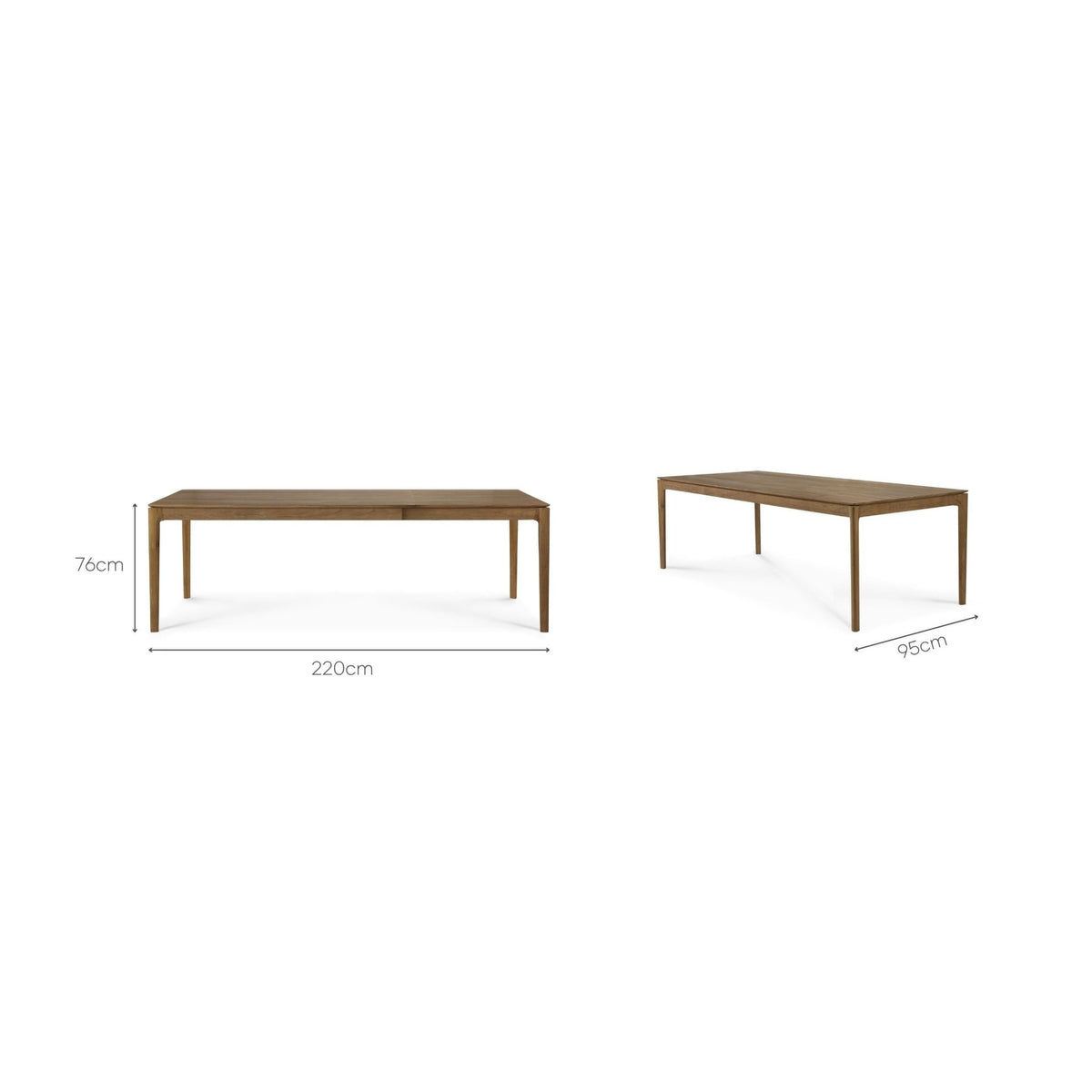 Bok Dining Table - Teak - Dining Tables Ethnicraft Loom Collection Dubai