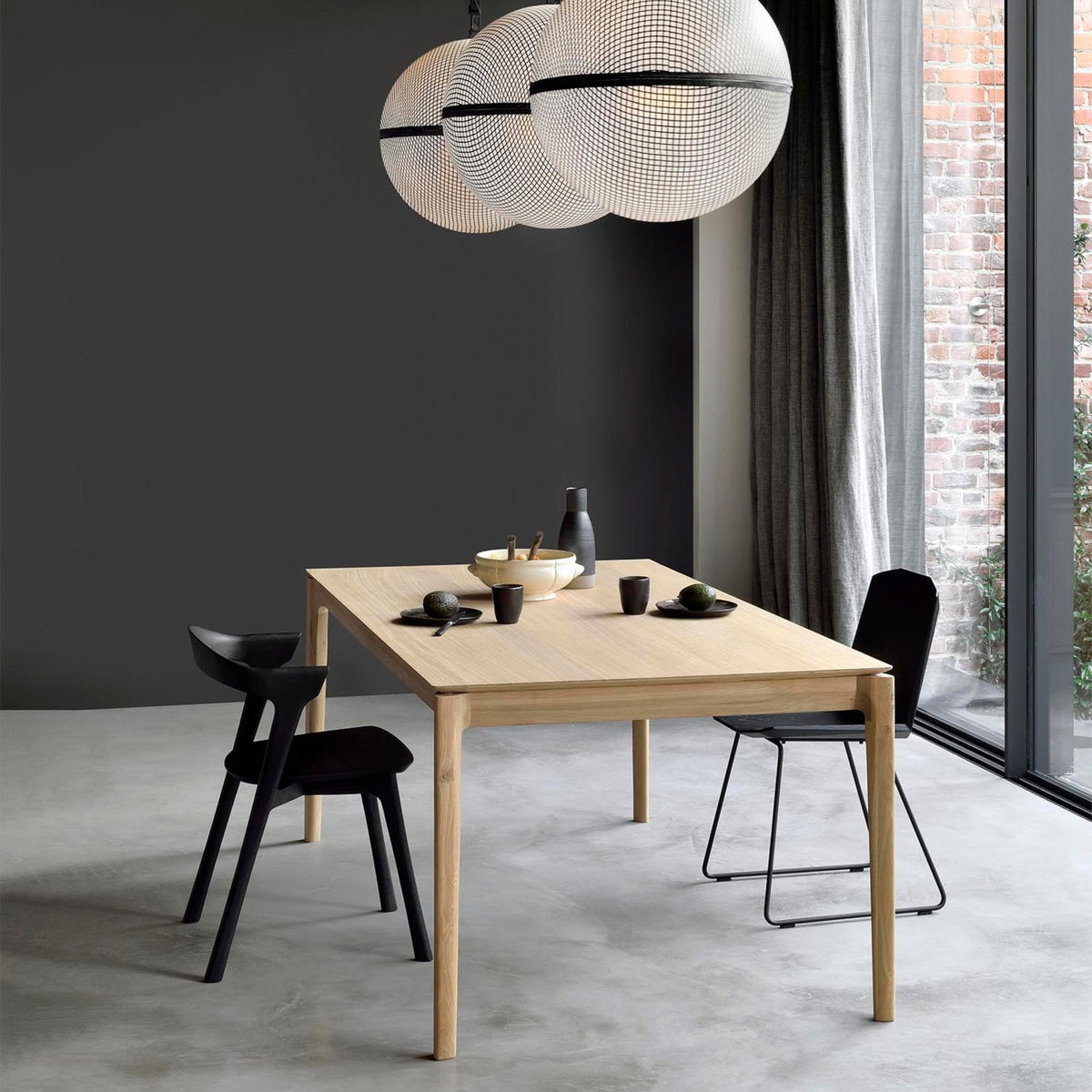 Bok Extendable Dining Table - Oak