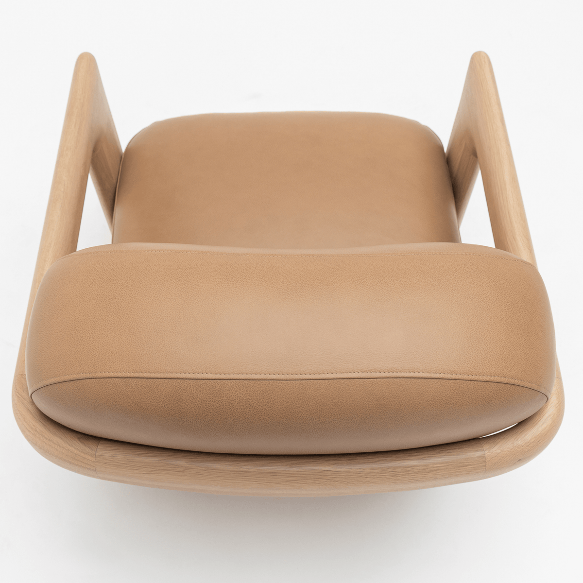 Brixton Lounge Chair - Blonde Oak & Alabama Pecan - Accent Chairs Tolv Loom Collection Dubai