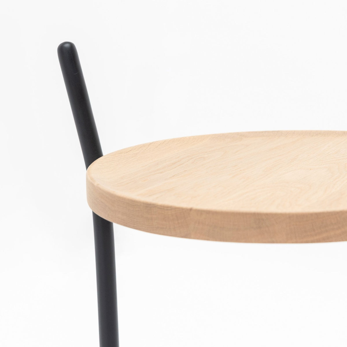 Bystander Side Table - Blonde Oak & Herritage Saddle - Side Tables Natadora Loom Collection Dubai