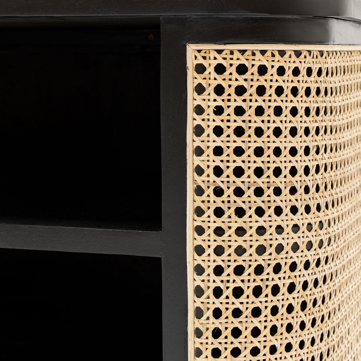 Cali Bedside Table - Black - Nightstands Loom Collection Loom Collection Dubai