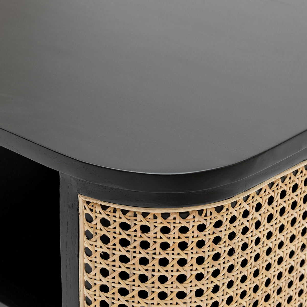 Cali Bedside Table - Black - Nightstands Loom Collection Loom Collection Dubai