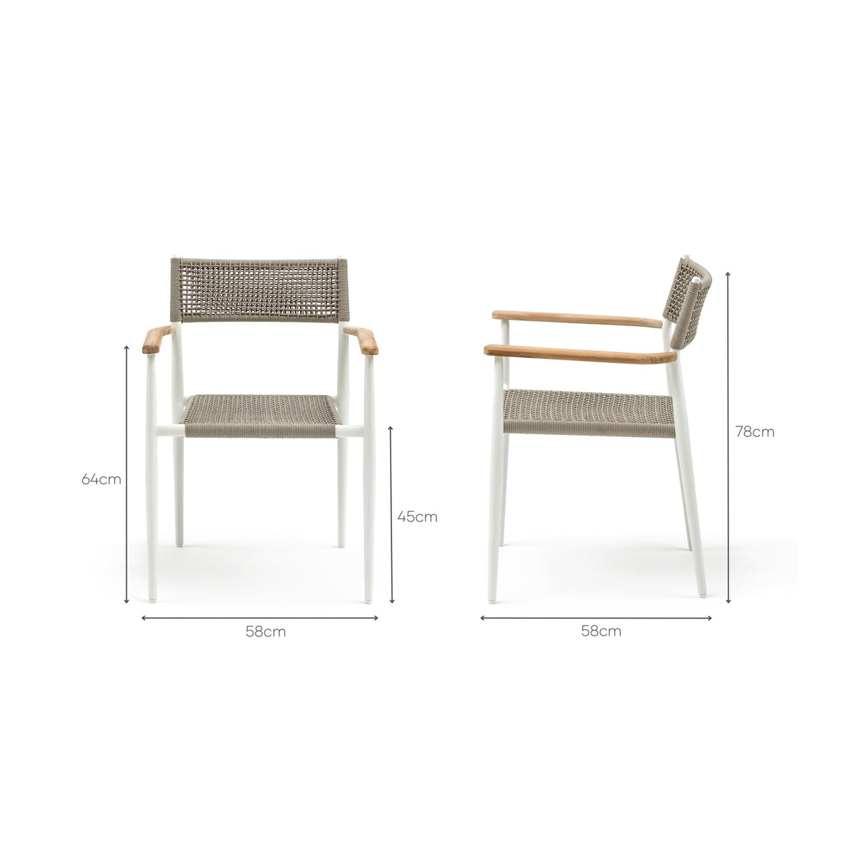 Calypso Armchair - Alabaster