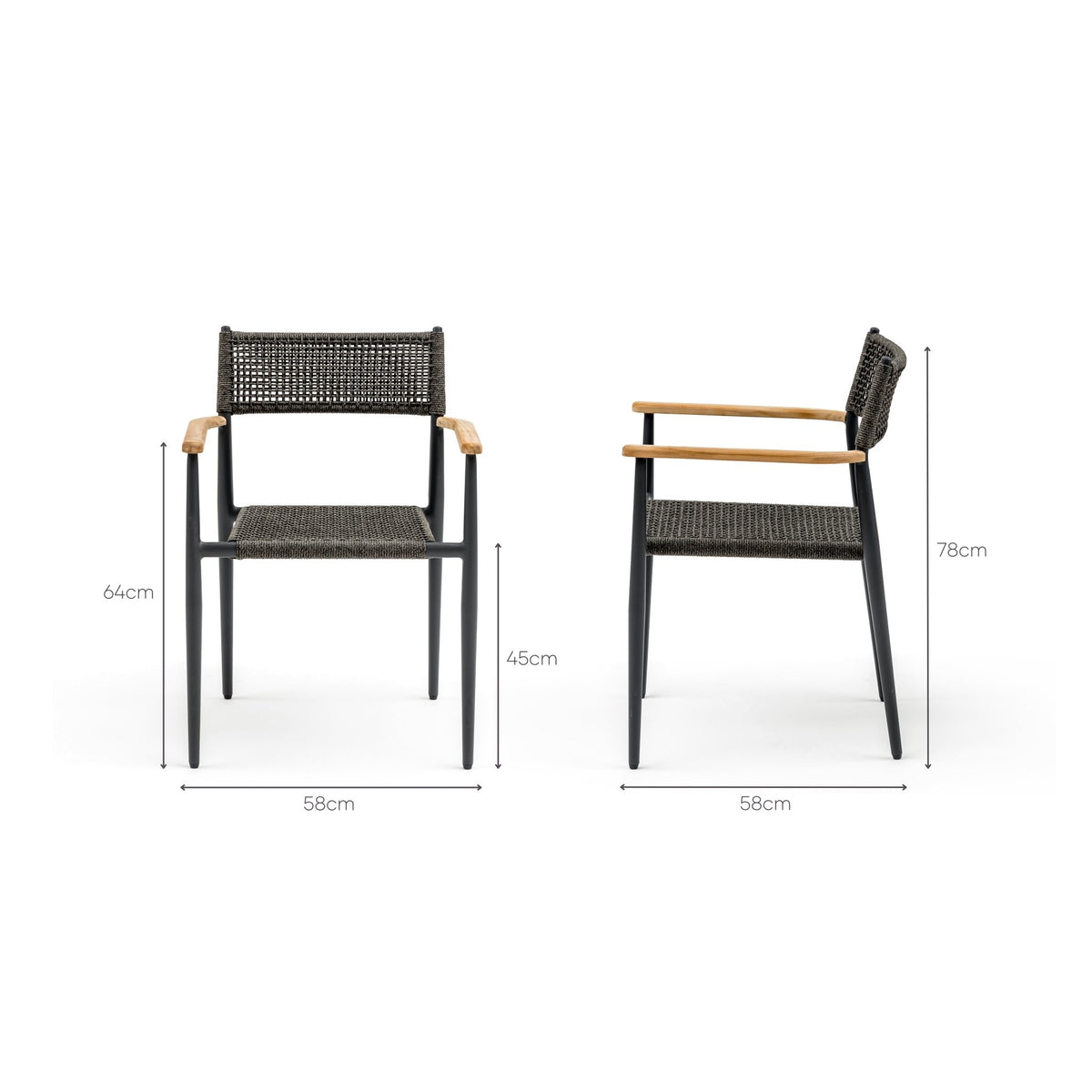 Calypso Armchair - Onyx