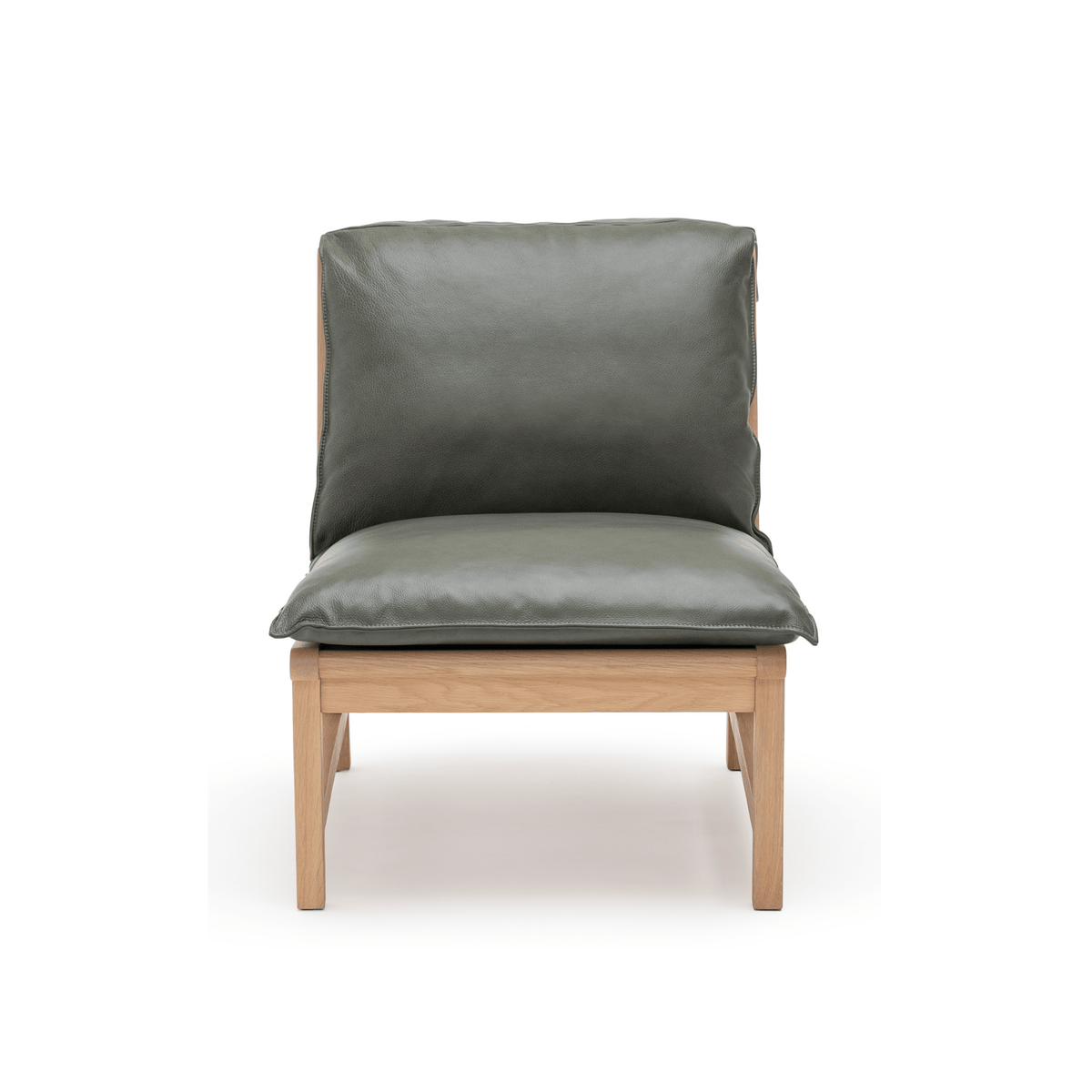 Cantaloupe Chair - Blonde Oak & Alabama Kale - Accent Chairs Tolv Loom Collection Dubai