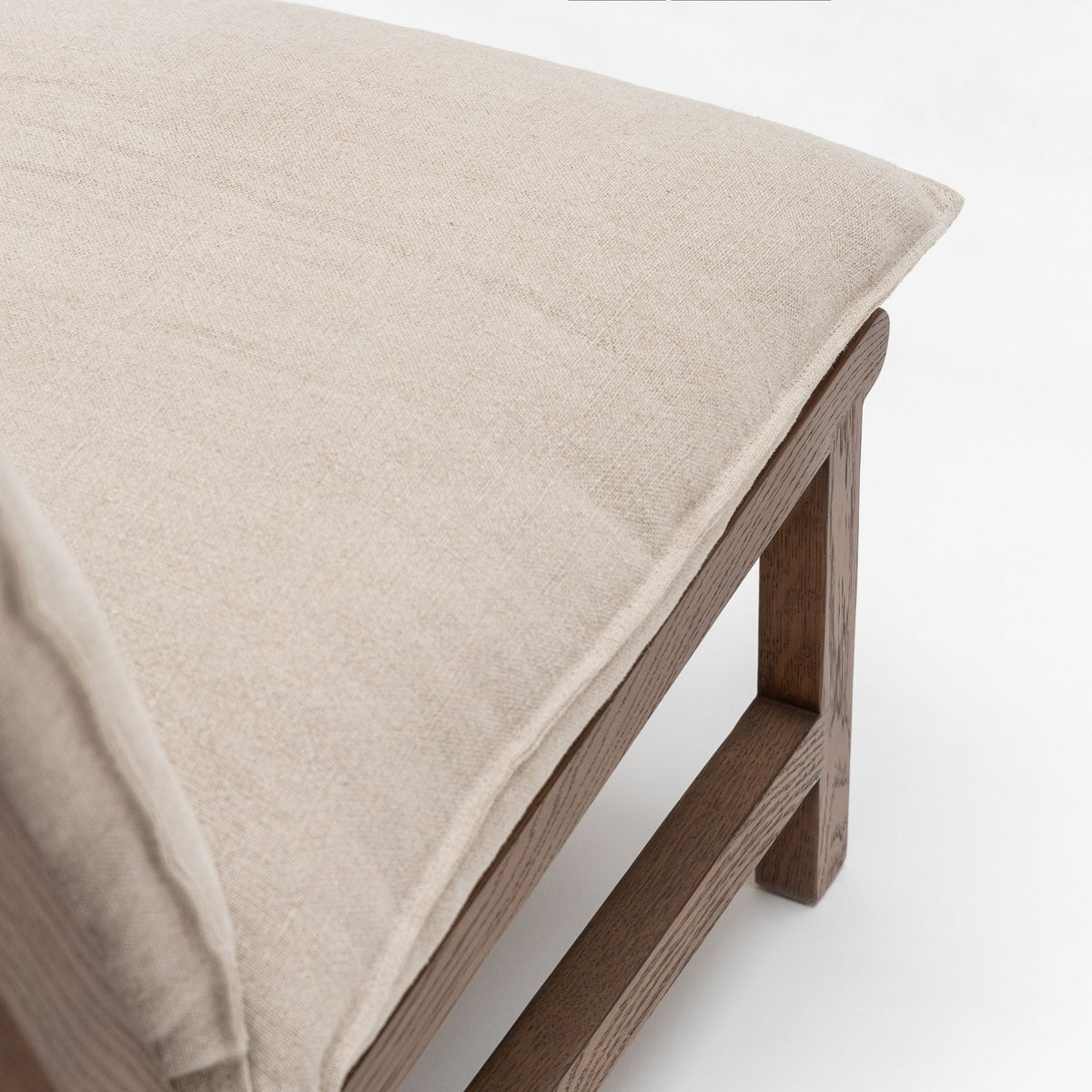 Cantaloupe Chair - Latte Oak & Calvados Jute - Accent Chairs Tolv Loom Collection Dubai