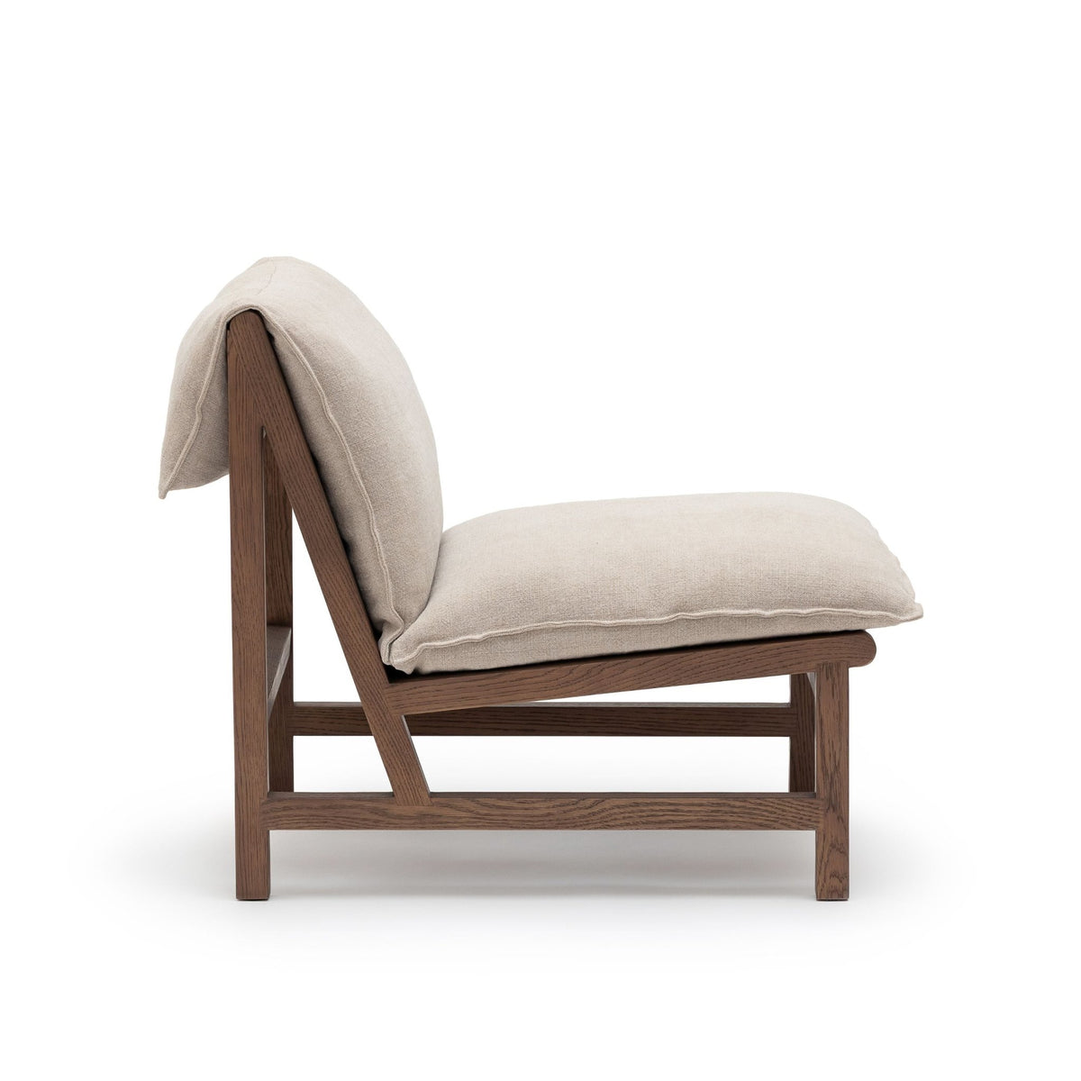 Cantaloupe Chair - Latte Oak & Calvados Jute - Accent Chairs Tolv Loom Collection Dubai