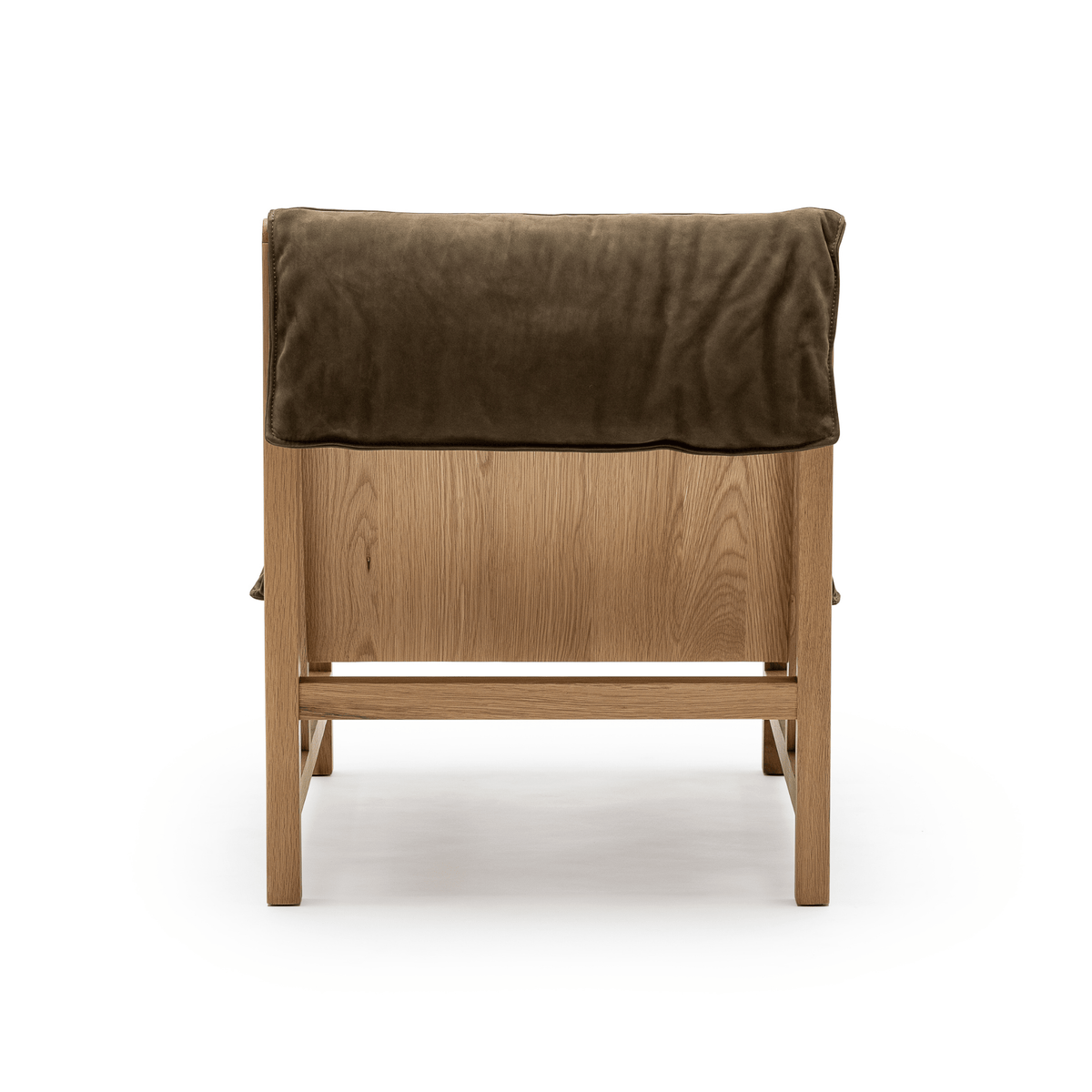 Cantaloupe Chair - Light Oak & Seduce Moss
