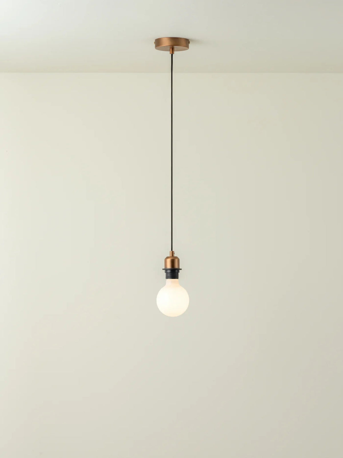 Capel - Burnished Brass Drop Cap Lampholder Kit - Ceiling Lights Lights&Lamps Loom Collection Dubai