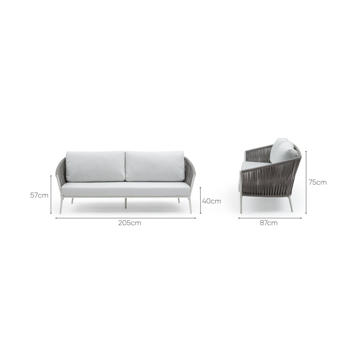 Cascade 205 Sofa - Feather