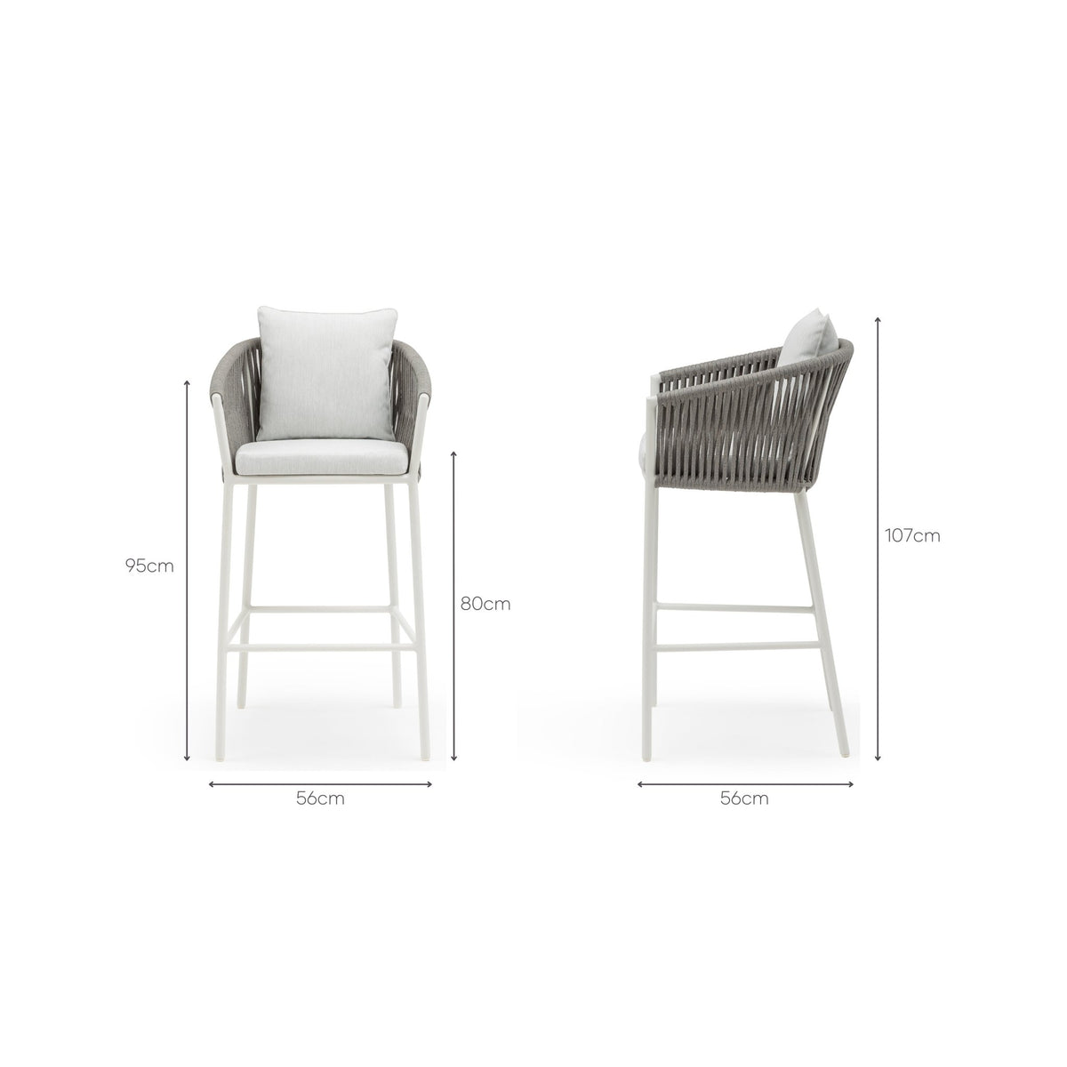 Cascade Bar Chair - Feather
