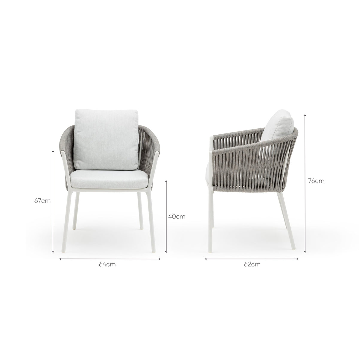 Cascade Dining Chair - Feather