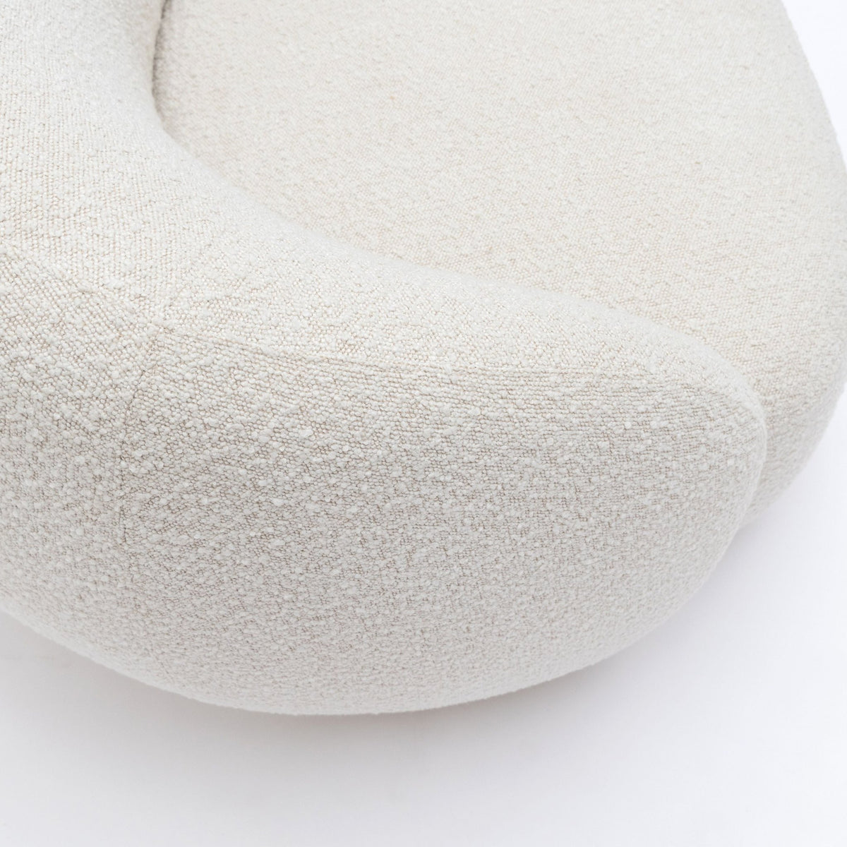 Cashew Swivel Armchair - Ivory Boucle - Accent Chairs Loom Collection Loom Collection Dubai