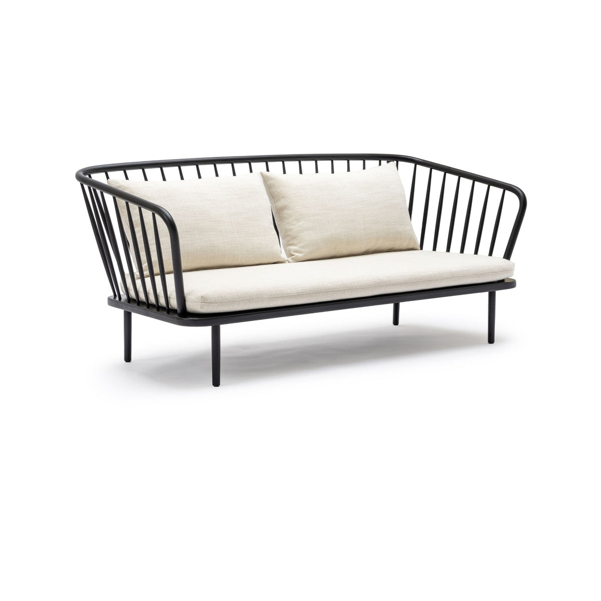 Charles Sofa - Black & West Lake Gesso - Sofa Tolv Loom Collection Dubai