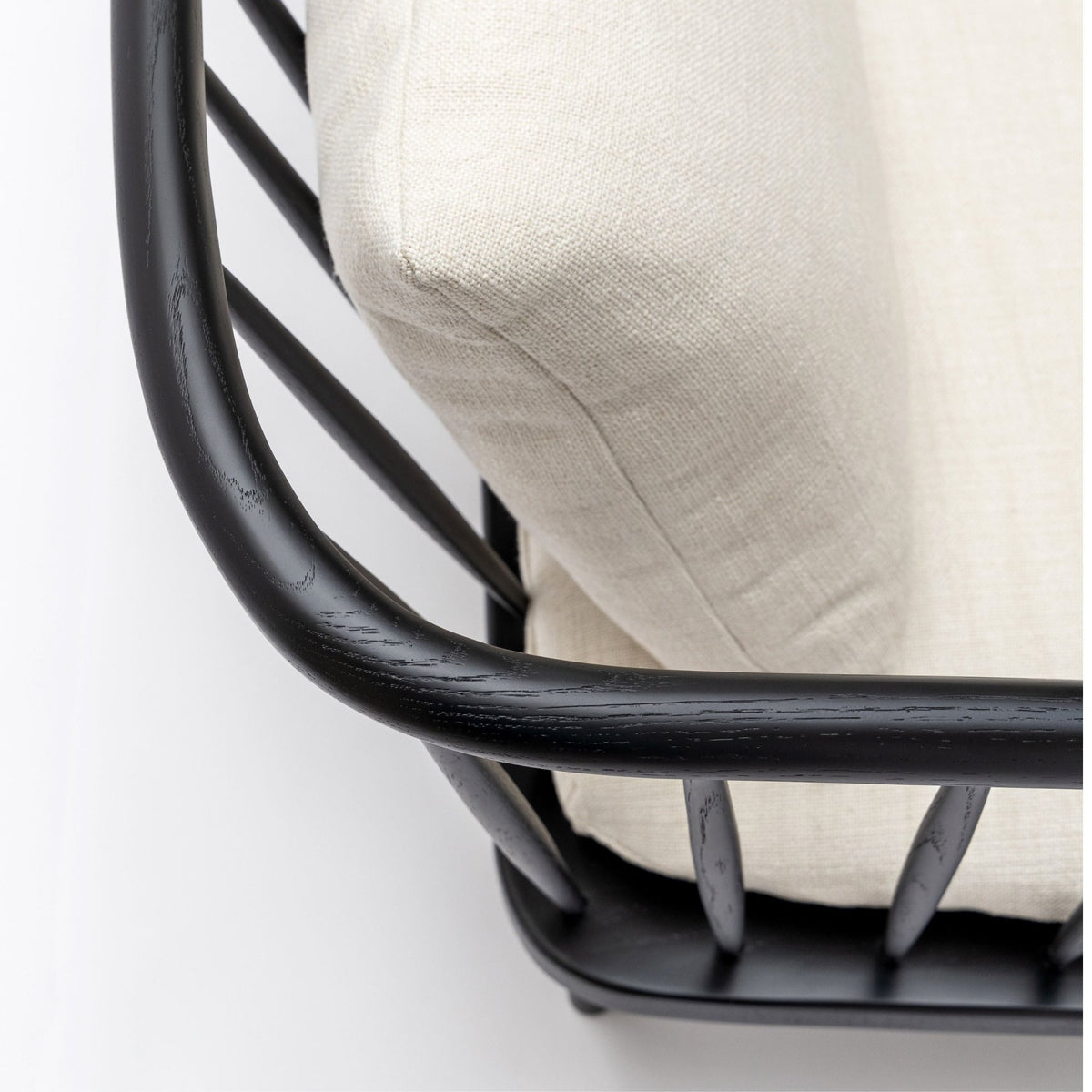 Charles Sofa - Black & West Lake Gesso - Sofa Tolv Loom Collection Dubai