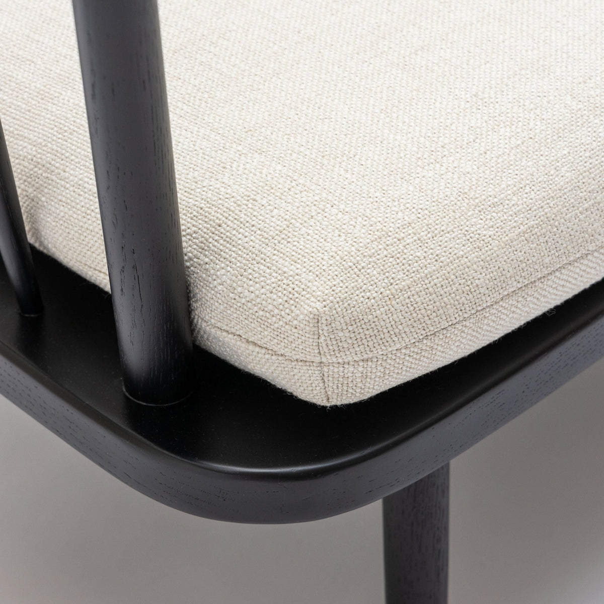 Charles Sofa - Black & West Lake Gesso - Sofa Tolv Loom Collection Dubai