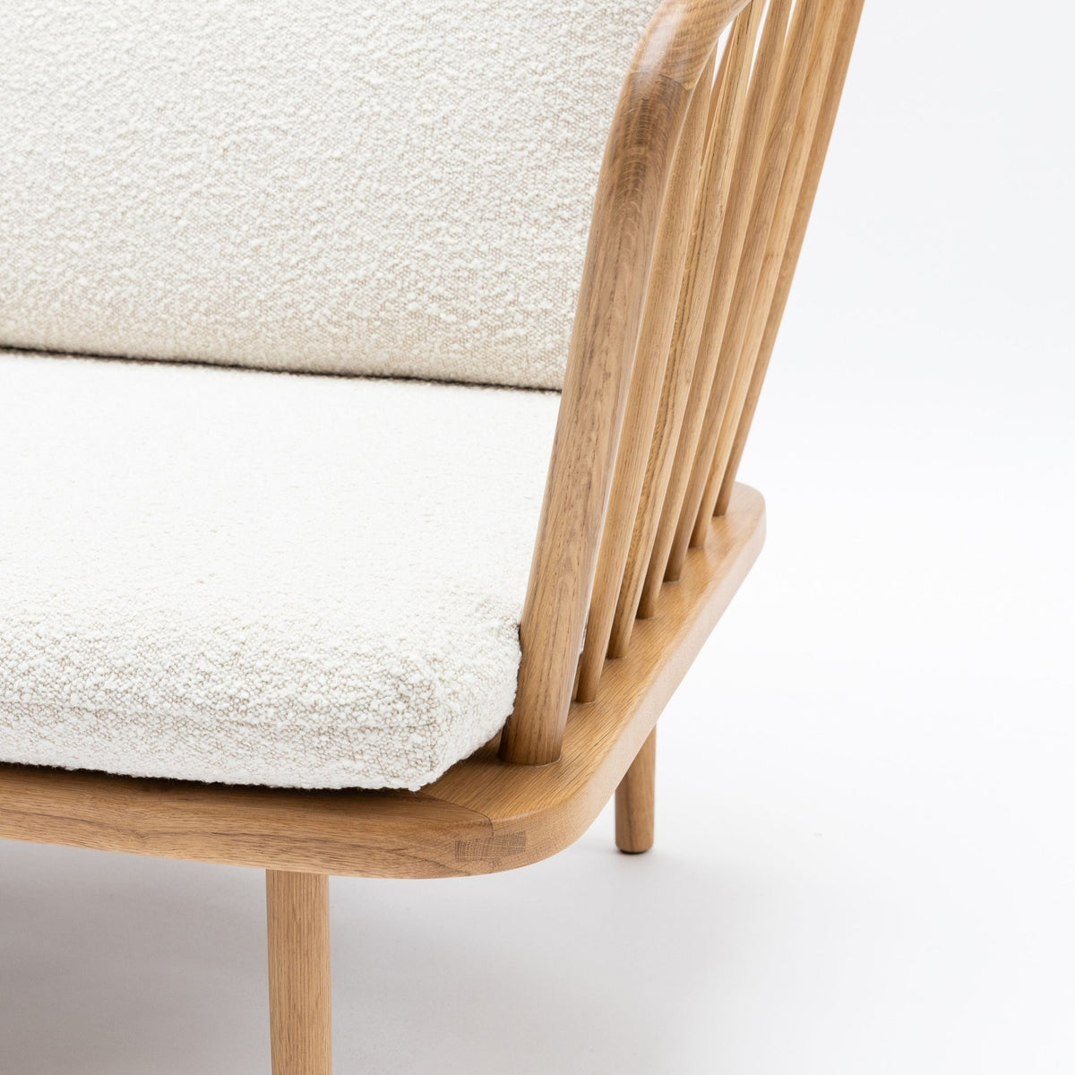 Charles Sofa - Light Oak & Biggello Milk - Sofas Tolv Loom Collection Dubai