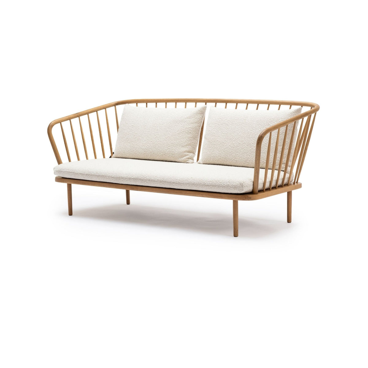Charles Sofa - Light Oak & Biggello Milk - Sofas Tolv Loom Collection Dubai