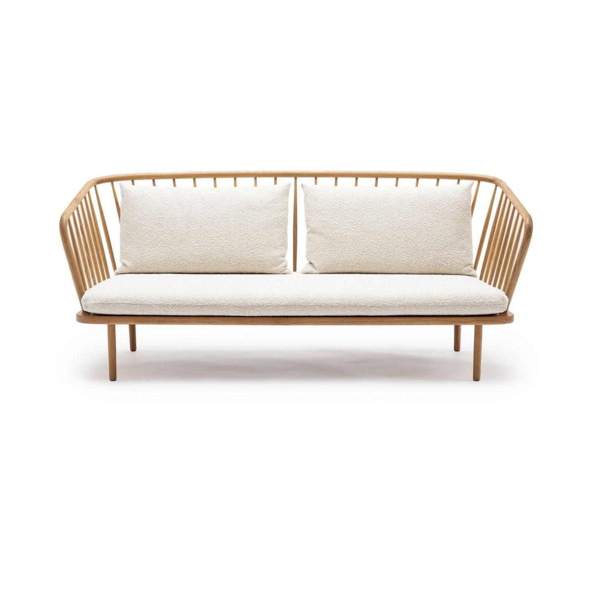 Charles Sofa - Light Oak & Biggello Milk - Sofas Tolv Loom Collection Dubai