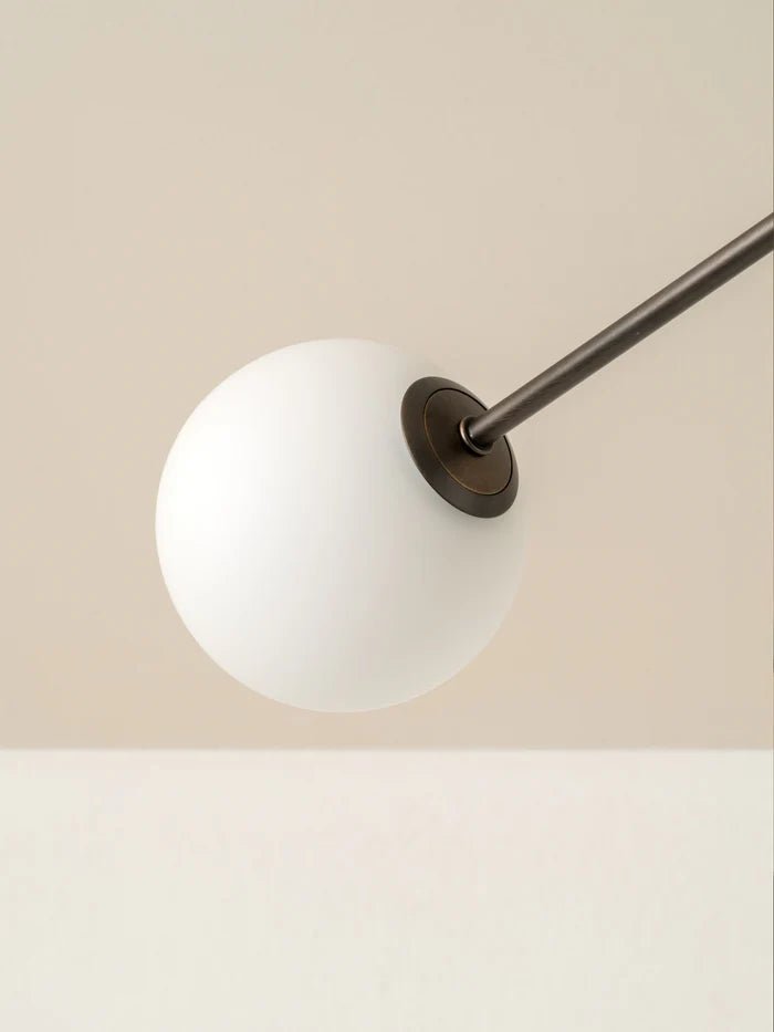 Chelso - 4 Light Bronze And Opal Flush - Ceiling Lights Lights&Lamps Loom Collection Dubai