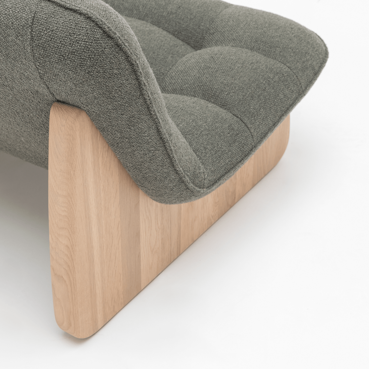 CIV Chair - Blonde Oak & Ami Parsley - Accent Chairs Tolv Loom Collection Dubai