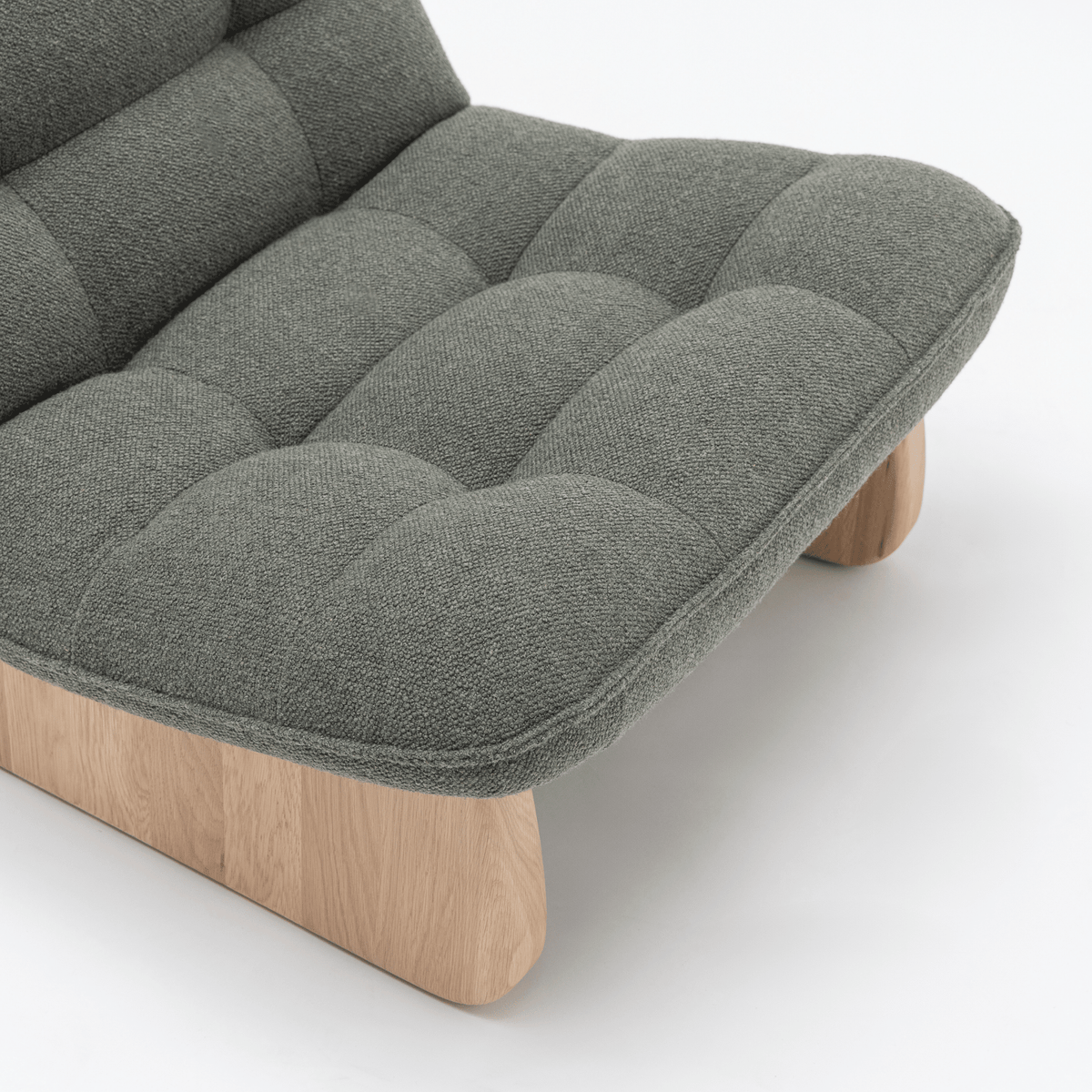 CIV Chair - Blonde Oak & Ami Parsley - Accent Chairs Tolv Loom Collection Dubai
