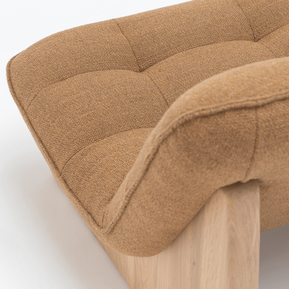 CIV Chair - Blonde Oak & Ami Pumpkin - Accent Chairs Tolv Loom Collection Dubai