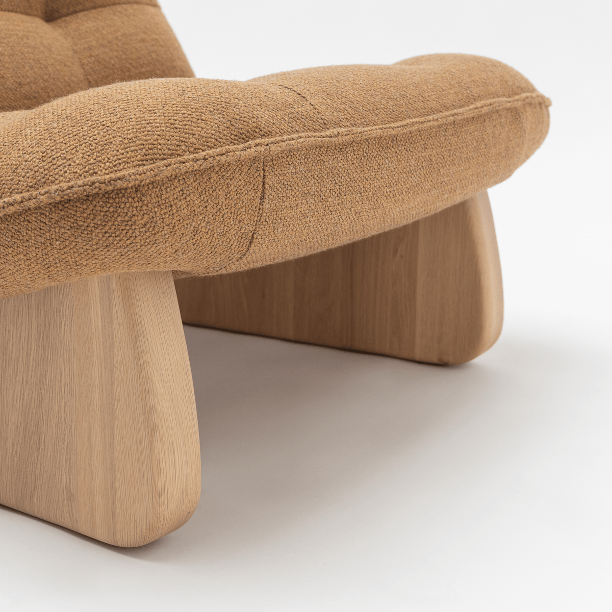 CIV Chair - Blonde Oak & Ami Pumpkin - Accent Chairs Tolv Loom Collection Dubai