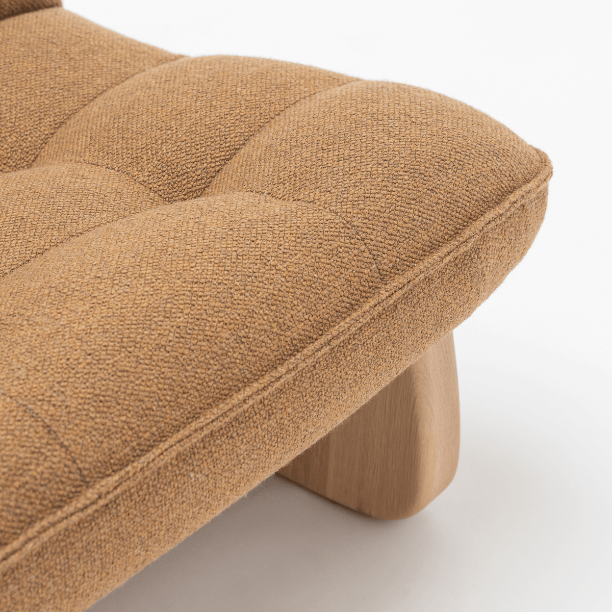 CIV Chair - Blonde Oak & Ami Pumpkin - Accent Chairs Tolv Loom Collection Dubai