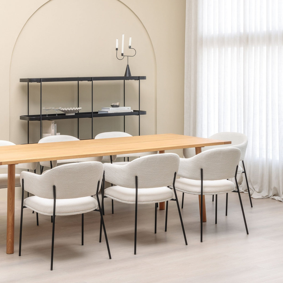 Coco Dining Table - Light Oak - Rectangular Dining Tables Natadora Loom Collection Dubai