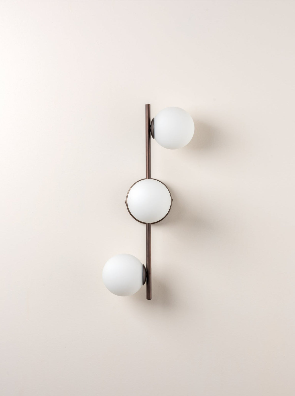 Coro - 3 Light Bronze And Opal Ceiling Or Wall