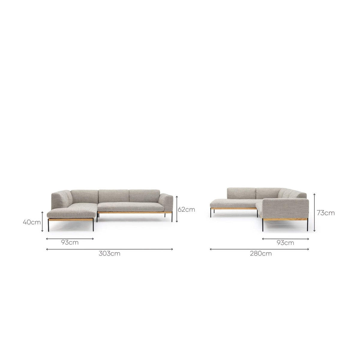 Department L - Shape Sofa - Harbour - Sectional Sofas Natadora Loom Collection Dubai