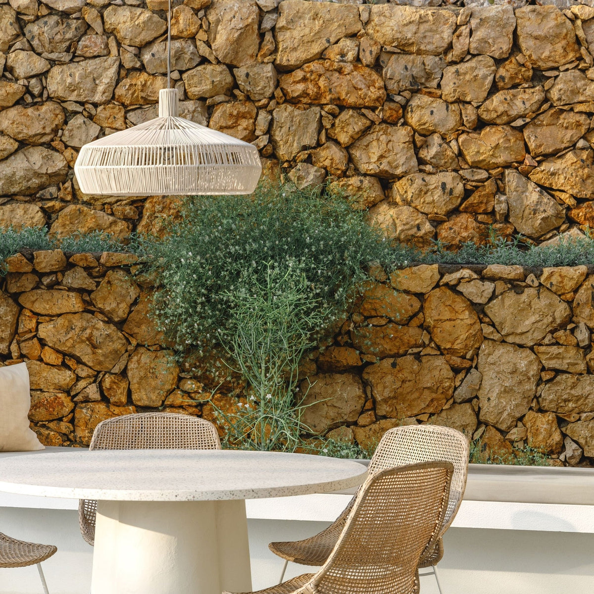 Doric Pendant Lamp - Chalk - Ceiling Lights Loom Collection Loom Collection Dubai