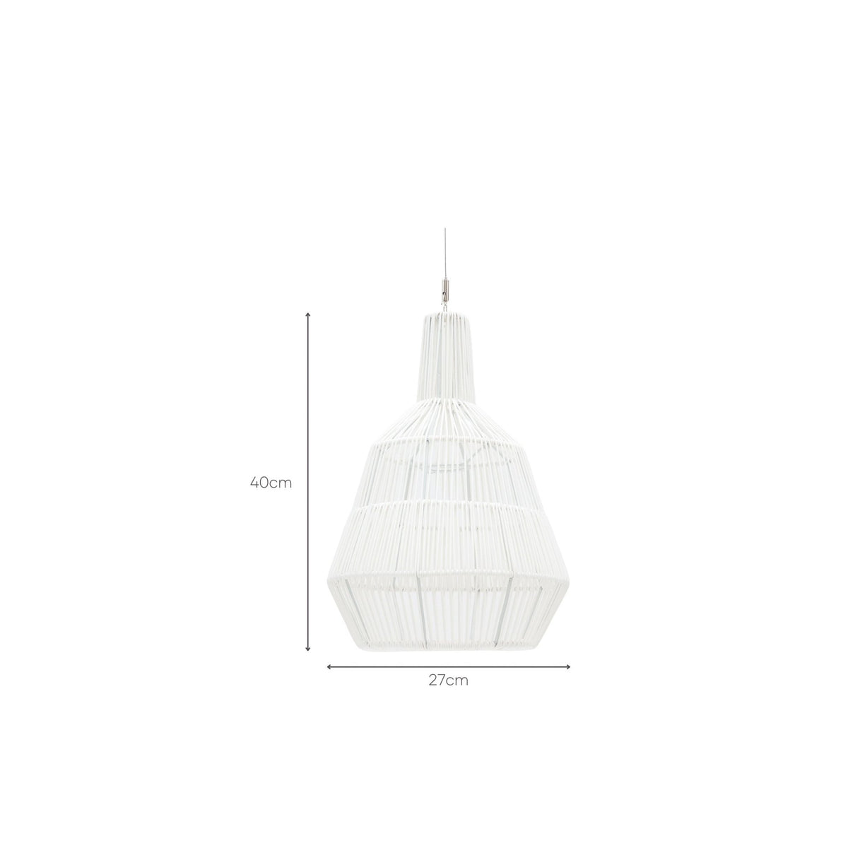 Doric Pendant Lamp - Stonewhite - Ceiling Lights Loom Collection Loom Collection Dubai