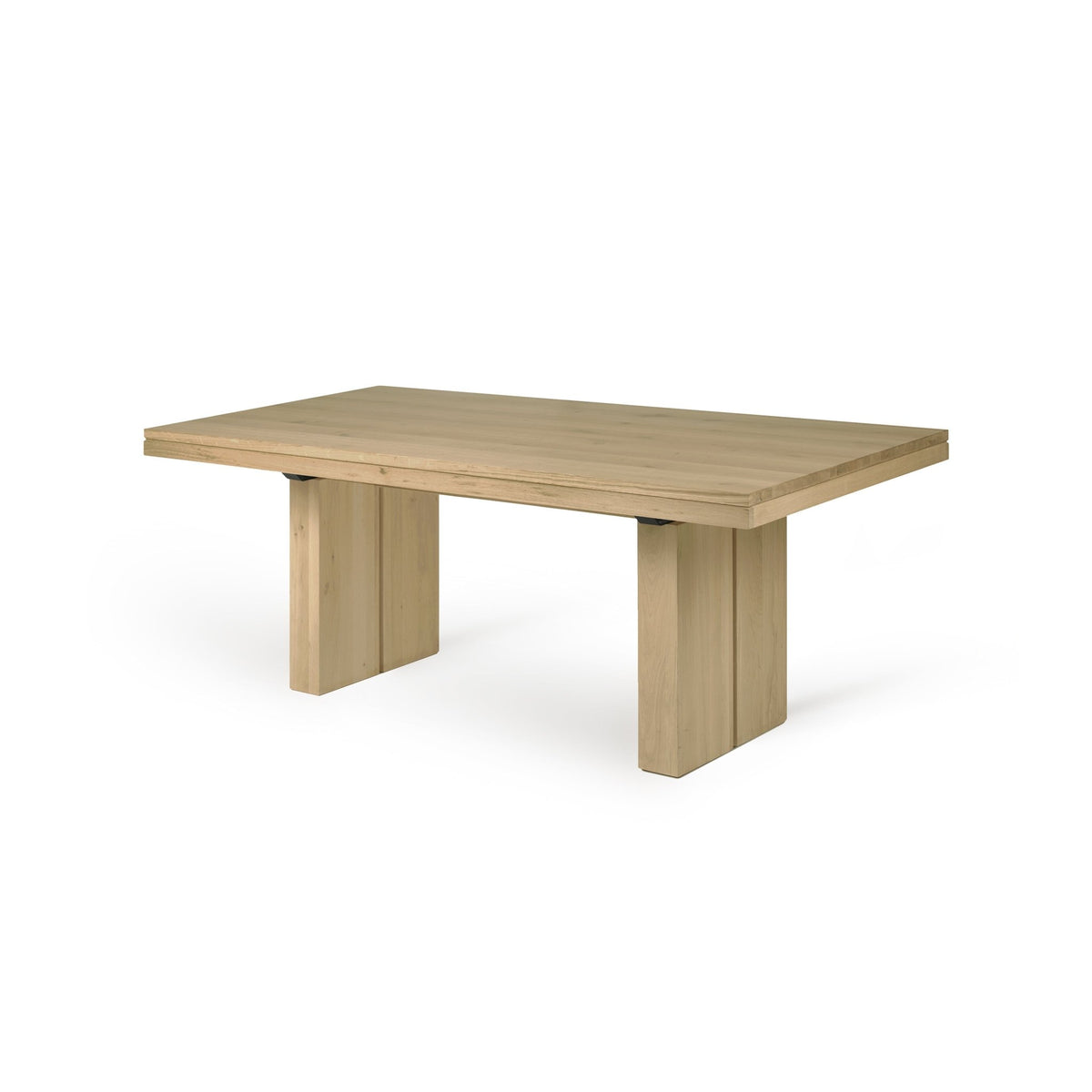 Double Extendable Dining Table - Oak