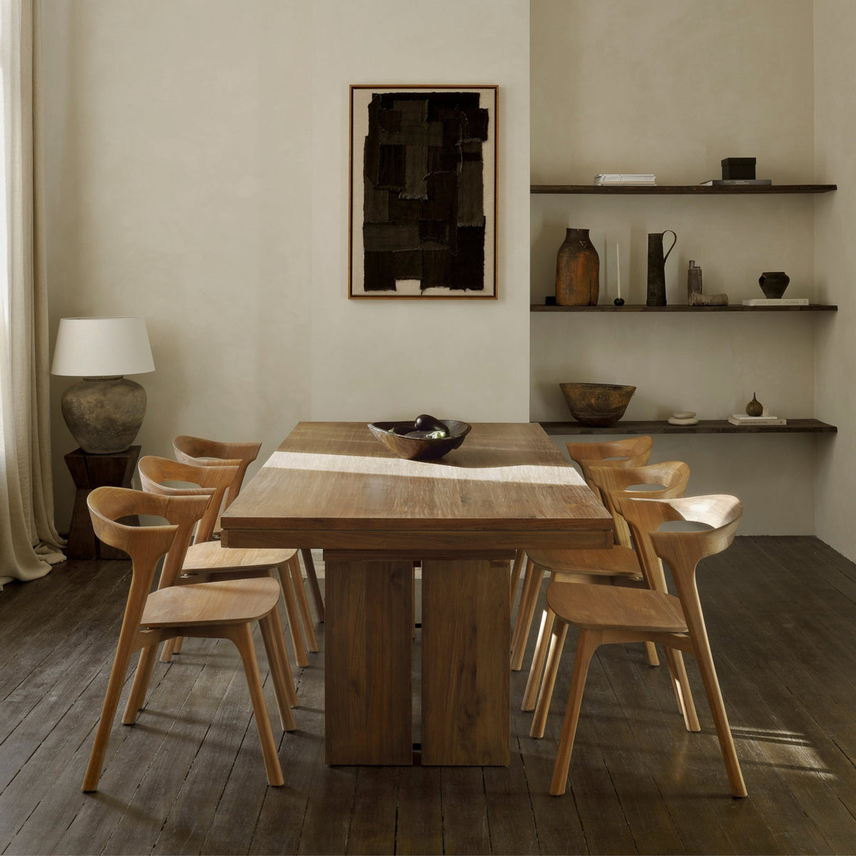 Double Extendable Dining Table - Teak