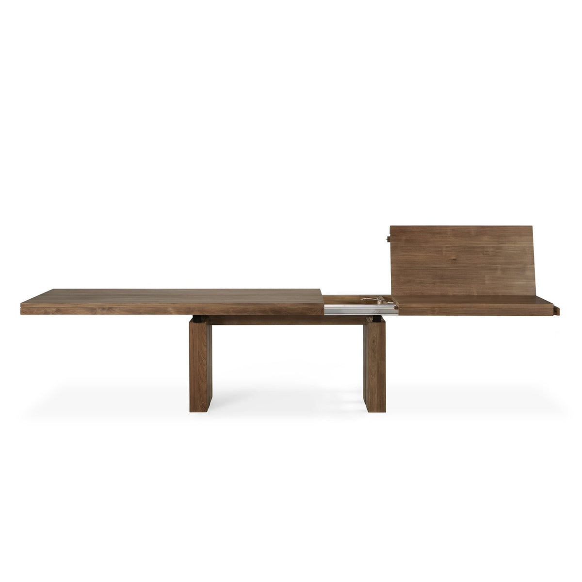 Double Extendable Dining Table - Teak