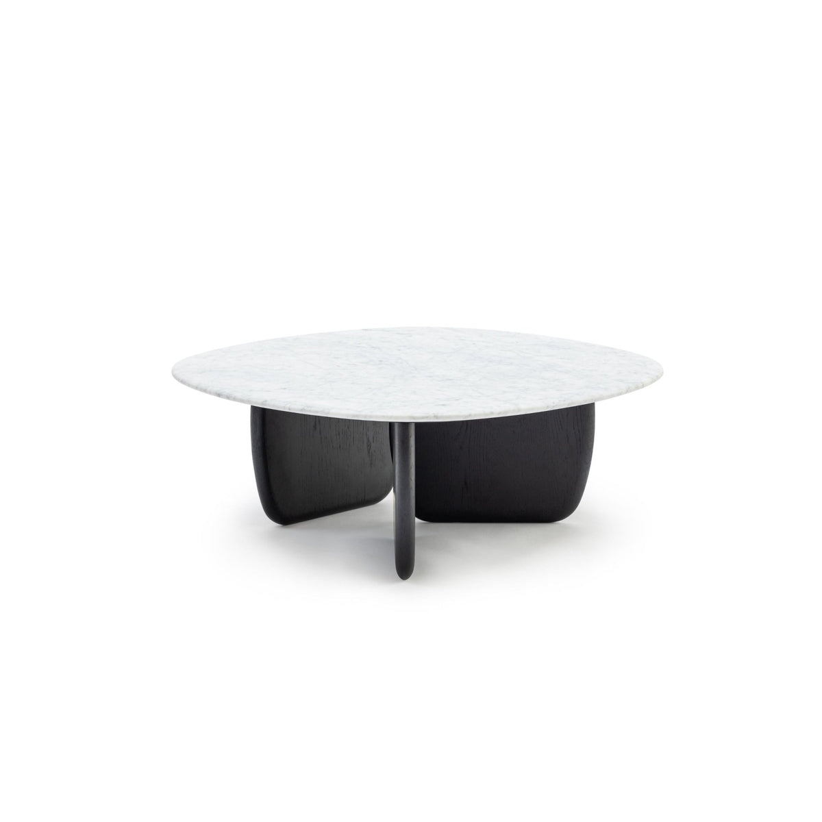 Eden Coffee Table 90 - Black Oak & Bianca Carrara - Coffee Tables Tolv Loom Collection Dubai